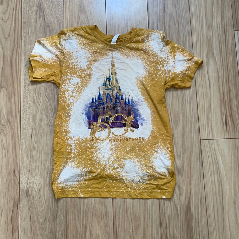 50th Anniversary Magic Kingdom Gold Shirt TBD P